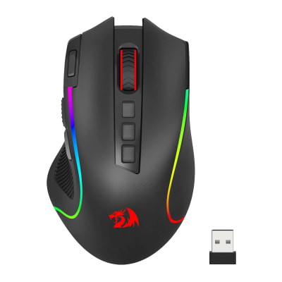 MOUSE REDRAGON PREDATOR PRO M612RGB-PRO INALAMBRICO 8K DPI BLACK1