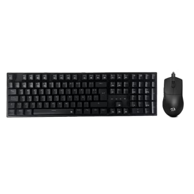 COMBO REDRAGON ESSENTIALS 2 EN 1 S146-SP TECLADO TRUNDLE K668RG-SP + MOUSE K1NG M724 NEGRO1
