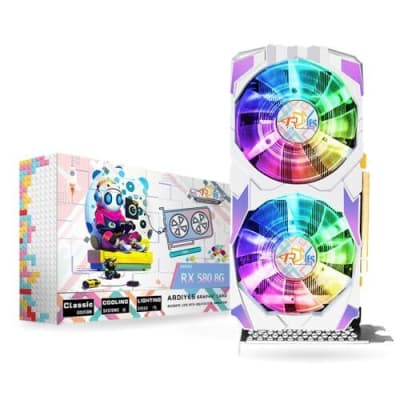 TARJETA DE VIDEO ARDIYES RX 580 8GB RGB GDDR5