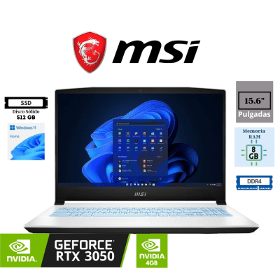 LAPTOP MSI SWORD 15 I5-12450H | 8GB RAM | 512GB SSD | 15.6