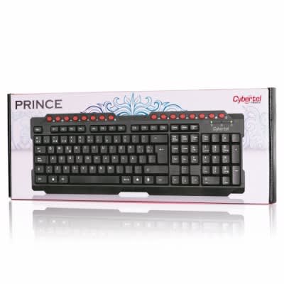 TECLADO DE MEMBRANA CYBERTEL PRINCE CYB K212 NEGRO1