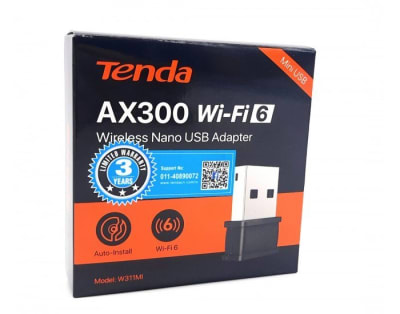 ADAPTADOR TENDA AX300 WIFI 6 NANO USB