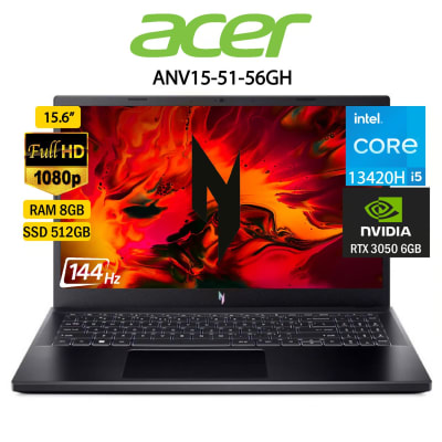LAPTOP ACER NITRO I5 13420H RTX 3050 6GB 8GB RAM 144HZ FHD1