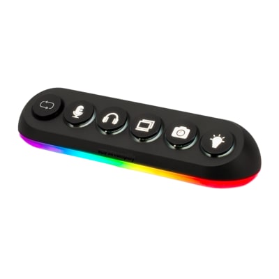 HUB STREAMPLIFY DECK5-RGB 5 PUERTOS USB