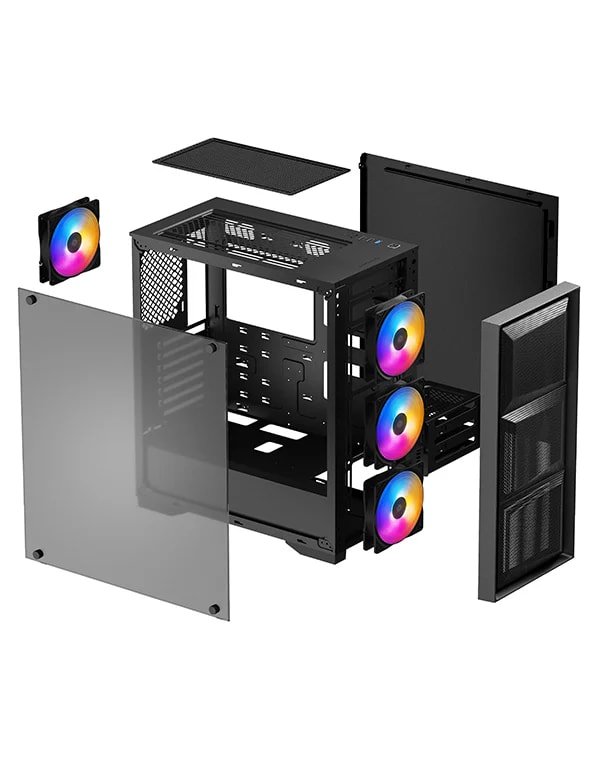 CASE DEEPCOOL MATREXX 50 MESH 4FS MID TOWER NEGRO3