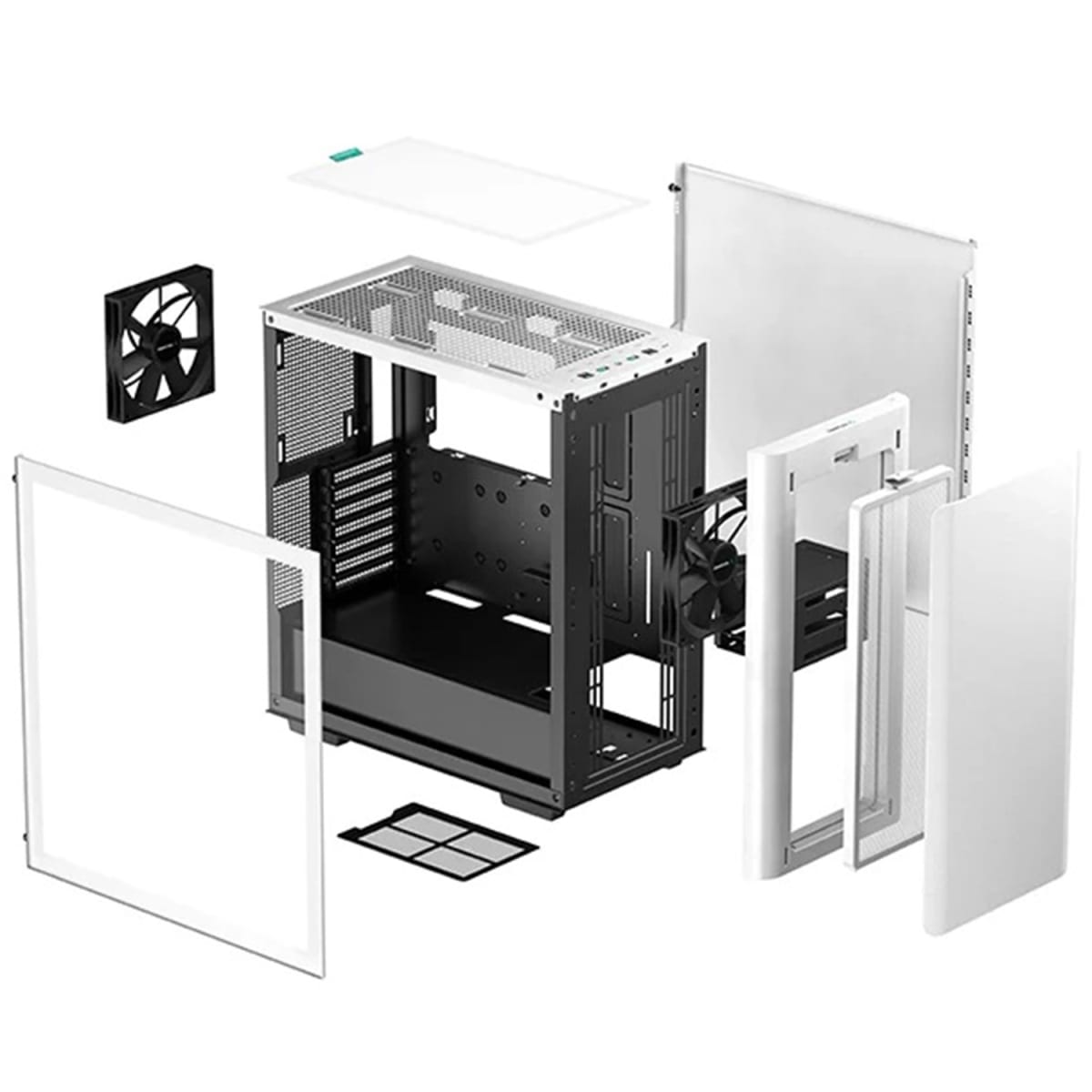 CASE DEEPCOOL CK500 MID TOWER BLANCO4
