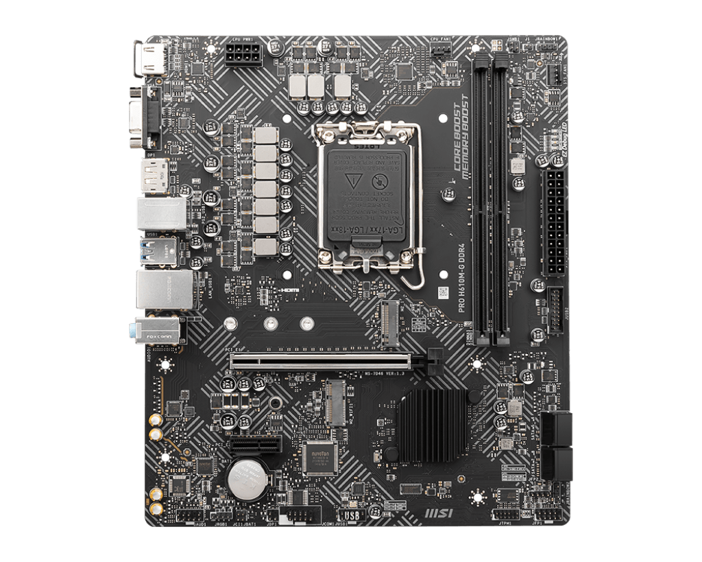 PLACA MSI PRO H610M-G MICRO ATX LGA1700 DDR42