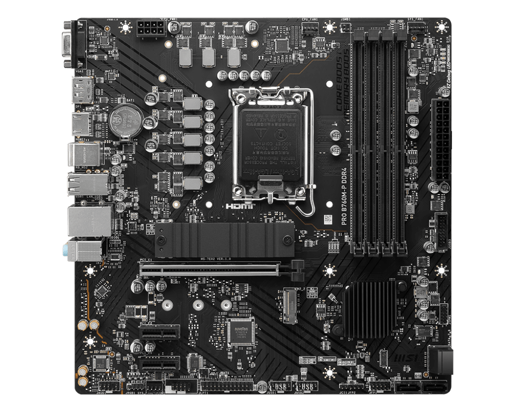 PLACA MSI PRO B760M-P MICRO ATX LGA 1700 DDR44