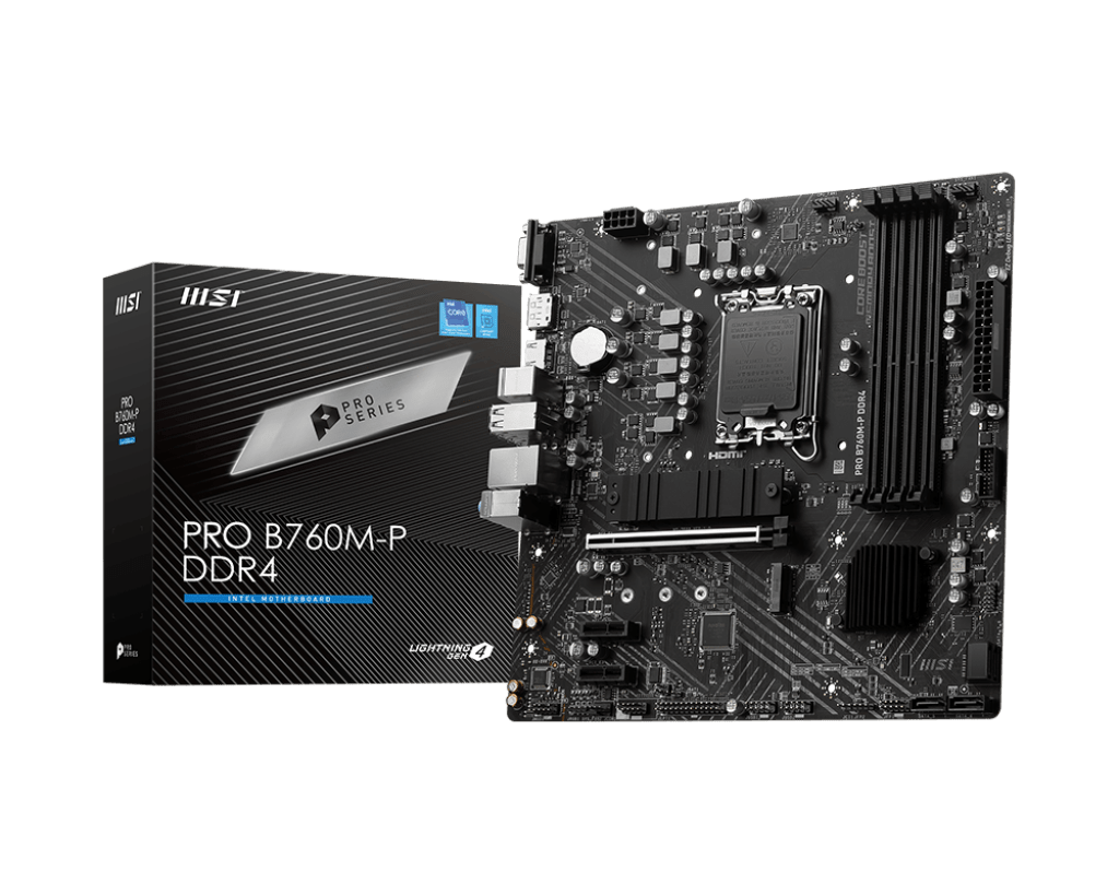 PLACA MSI PRO B760M-P MICRO ATX LGA 1700 DDR4 0