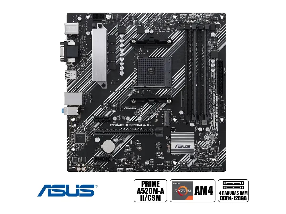 PLACA ASUS PRIME A520M-A II DDR4 1
