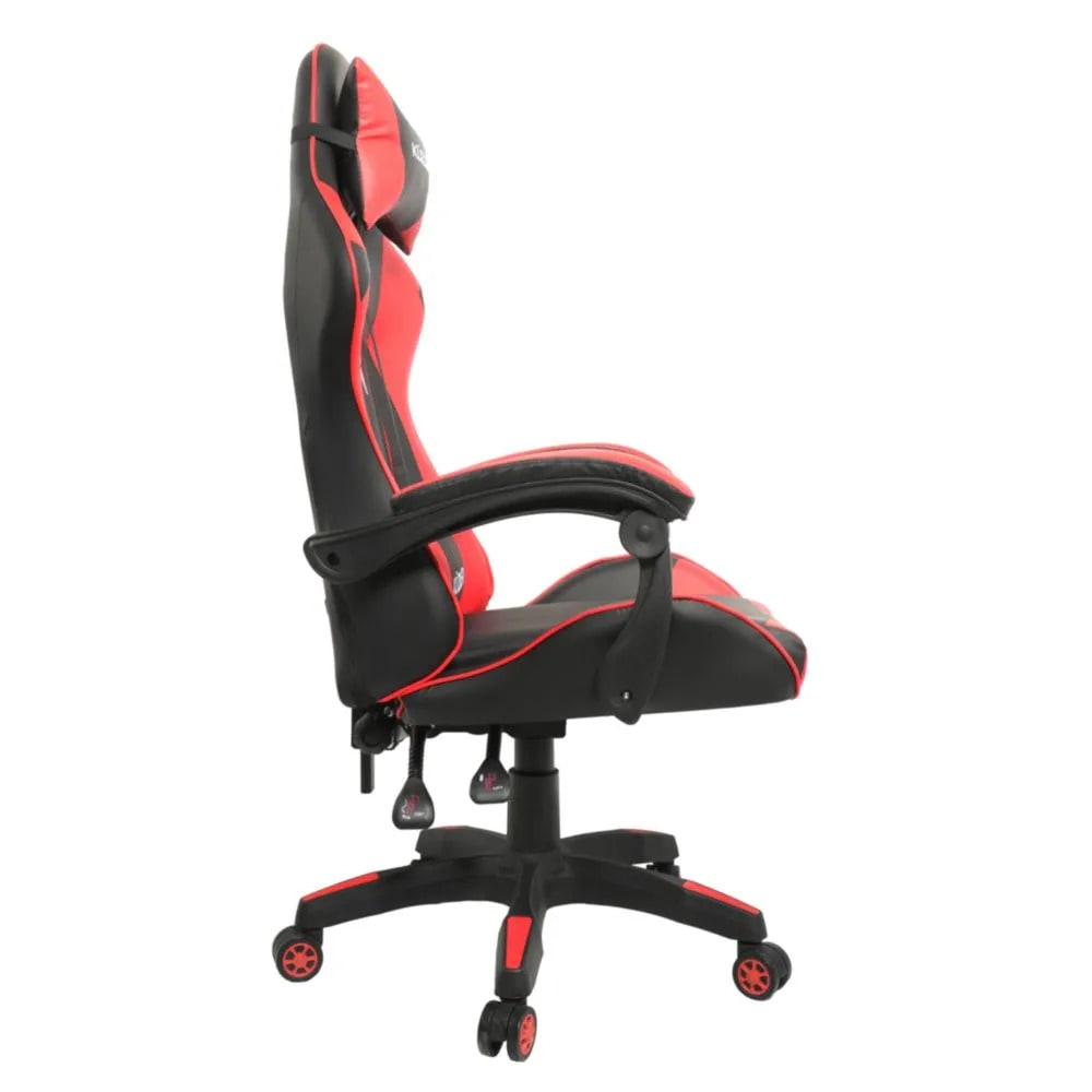SILLA GAMER KUZ0272BLK ROJO3