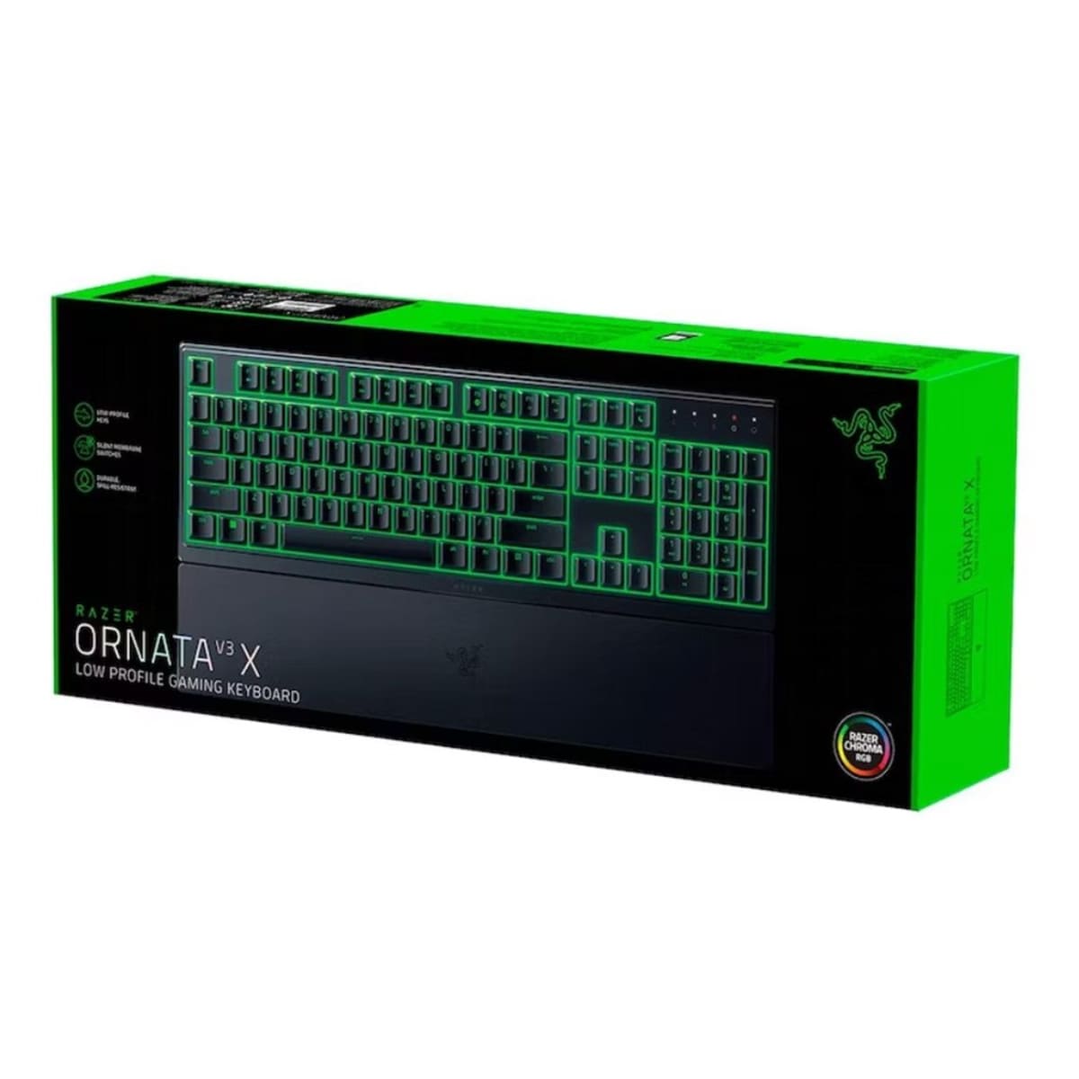 TECLADO DE MEMBRANA RAZER ORNATA V3 X CHROMA RGB NEGRO 0