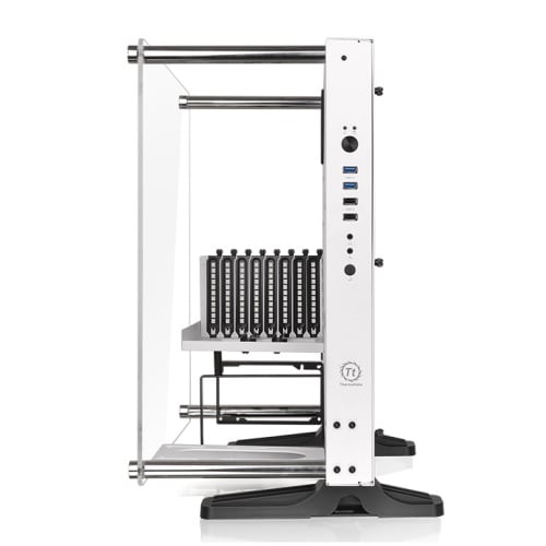 CASE THERMALTAKE CORE P3 TG SNOW EDITION  | BLANCO |4