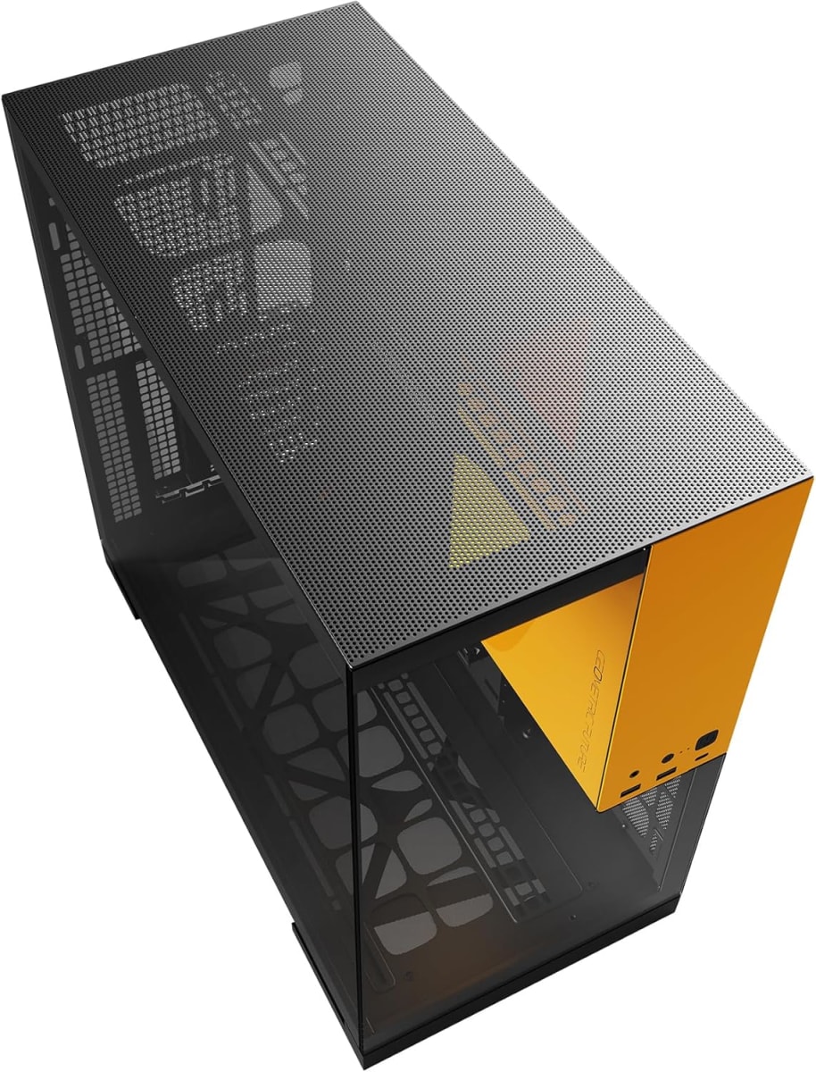 CASE GAMER GEOMETRIC FUTURE M5 ARGB | BLACK/YELLOW | 5 FANS X 140MM4