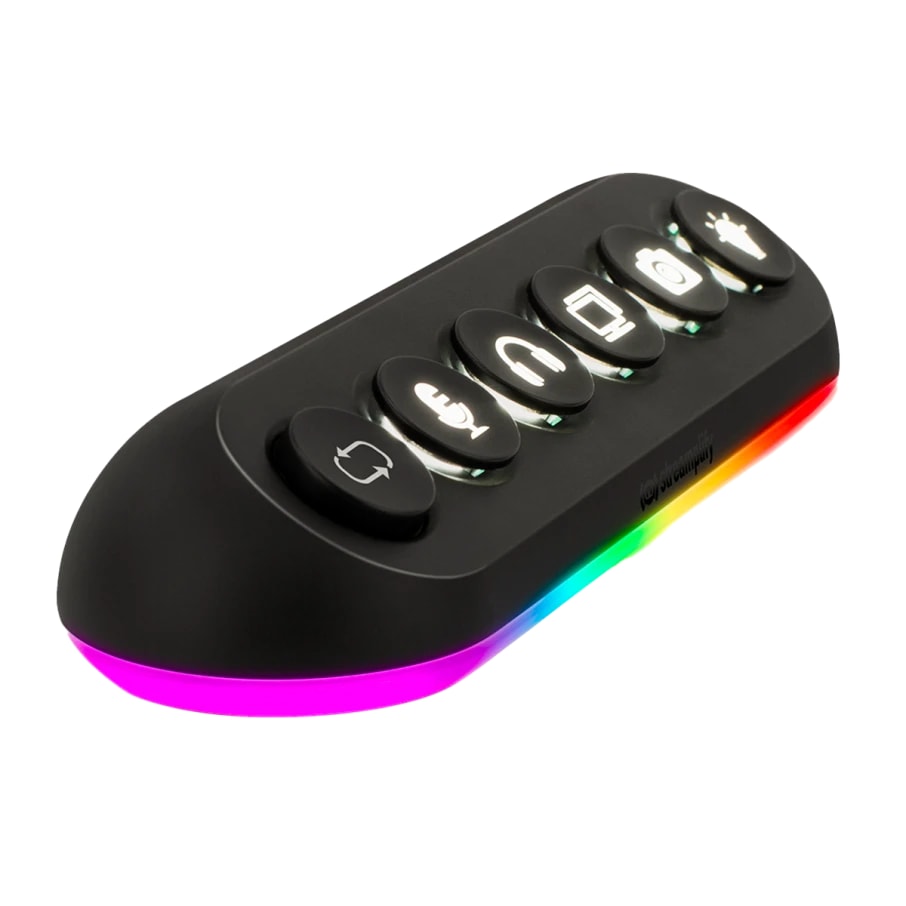 HUB STREAMPLIFY DECK5-RGB 5 PUERTOS USB2