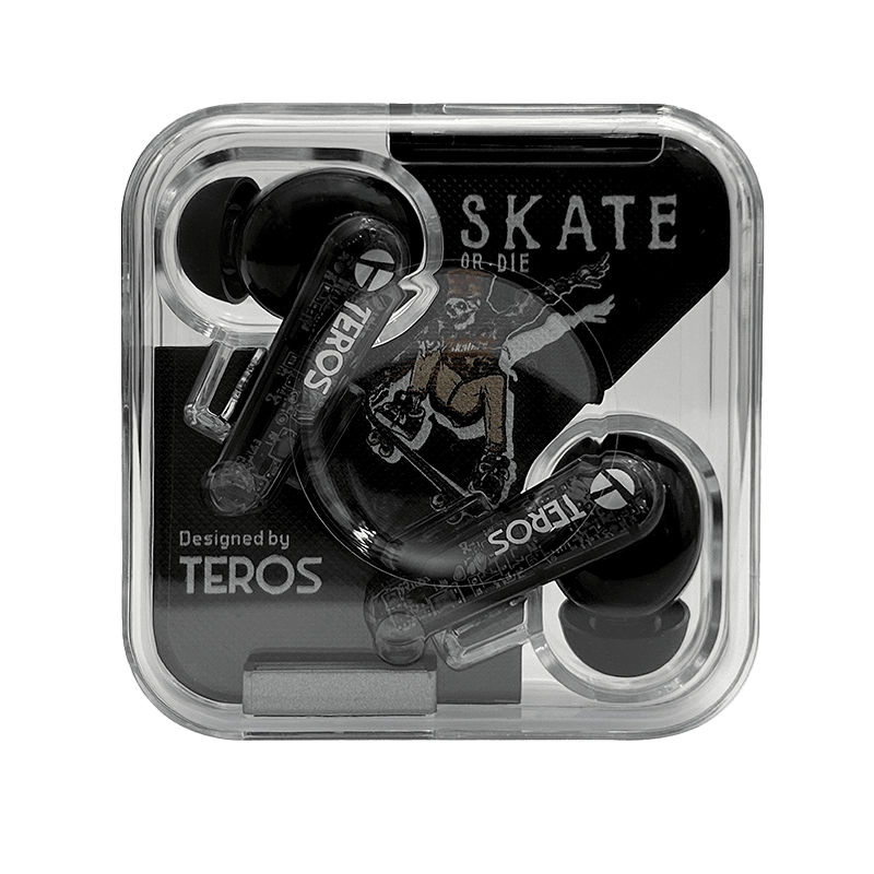 AURICULARES TEROS TE-8072N BLUETOOTH TWS NEGRO 0