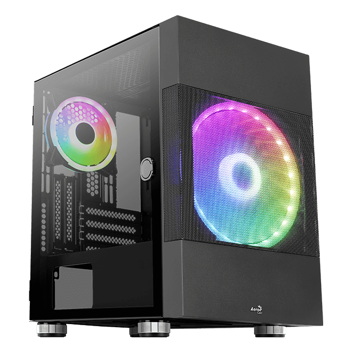 CASE AEROCOOL ATOMIC-G-BK-V2 NEGRO 0