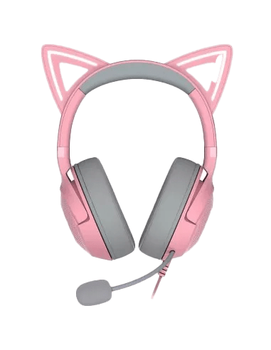 AURICULARES RAZER KRAKEN KITTY V2 CHROMA USB EDITION QUARTZ2