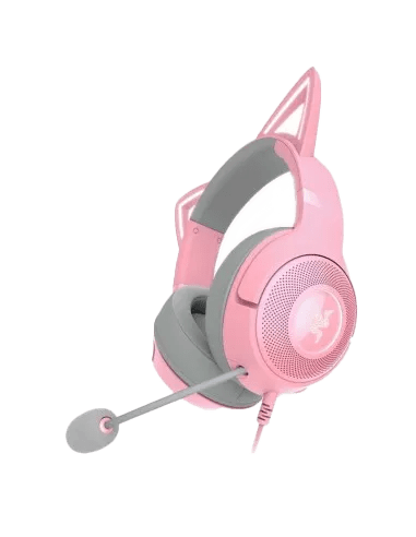 AURICULARES RAZER KRAKEN KITTY V2 CHROMA USB EDITION QUARTZ3