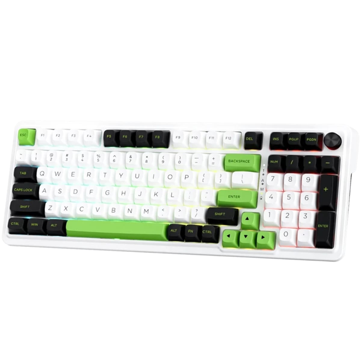 TECLADO MECANICO REDRAGON EISA K686WGB-RGB-MAX WIRELESS INGLES VERDE3