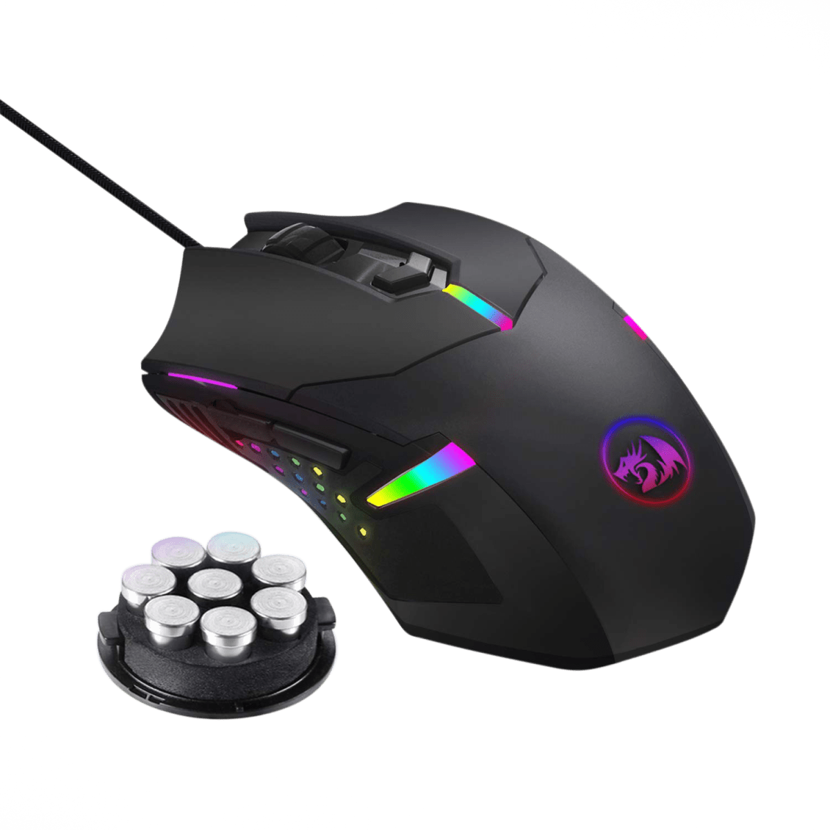 MOUSE REDRAGON CENTROPHORUS M601-RGB 7200DPI NEGRO 0