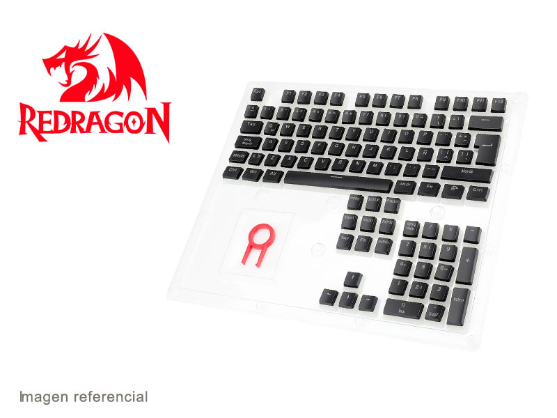 KEYCAPS REDRAGON SCARAB A130B-SP ESPAÑOL NEGRO 0