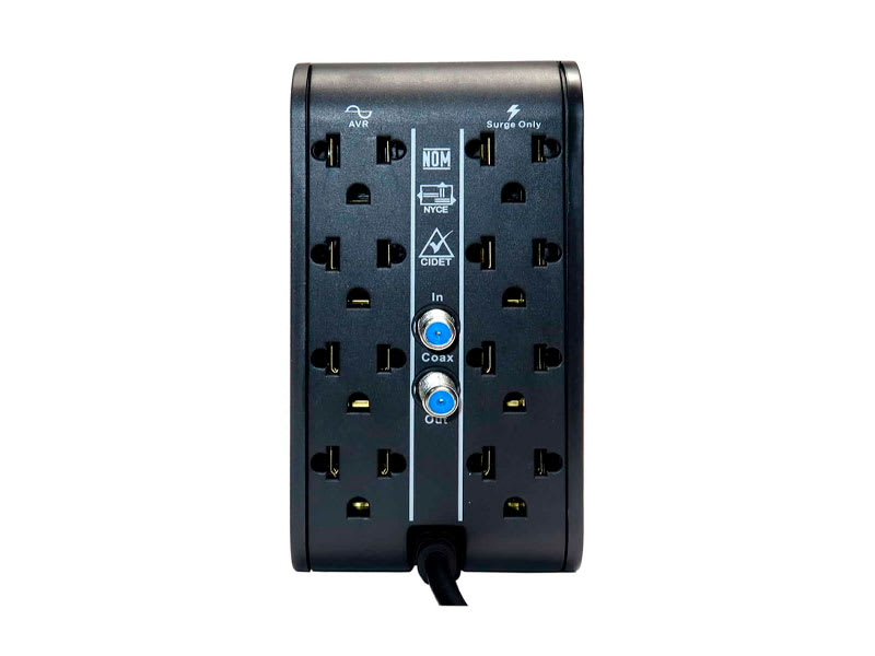 ESTABILIZADOR CDP R2C-AVR1008I 1000VA/500W 8 TOMAS3