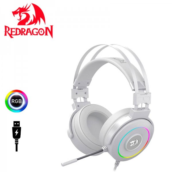 AURICULARES REDRAGON LAMIA C/STAND H320W-RGB 7.1 BLANCO2
