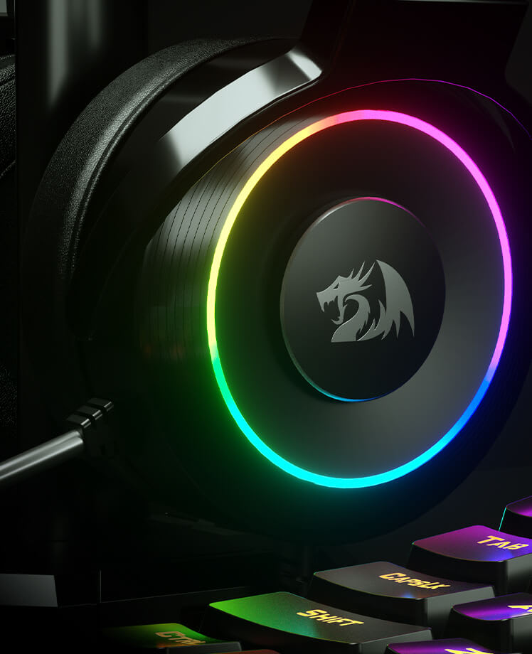 AURICULARES REDRAGON LAMIA C/STAND H320RGB 7.1 NEGRO2