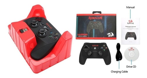 MANDO REDRAGON HARROW G808 INALAMBRICO NEGRO2