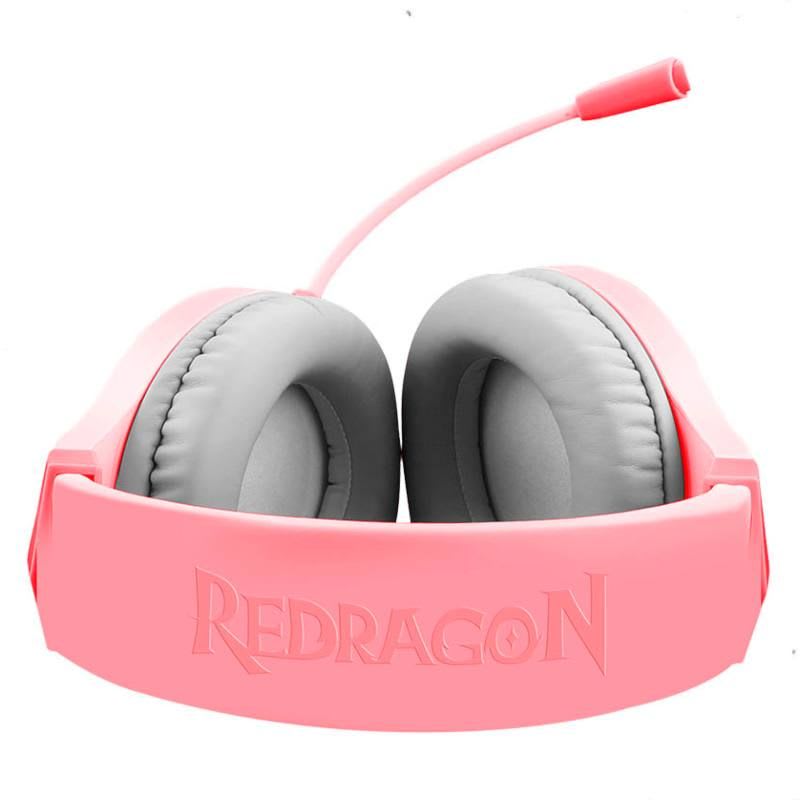 AURICULARES REDRAGON HYLAS H260P-RGB 3.5MM ROSADO2
