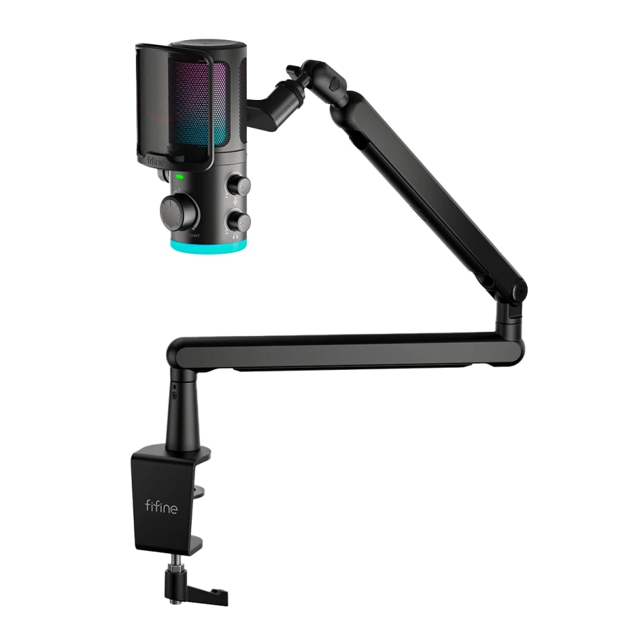 MICROFONO FIFINE TAM6 CON BRAZO NEGRO3