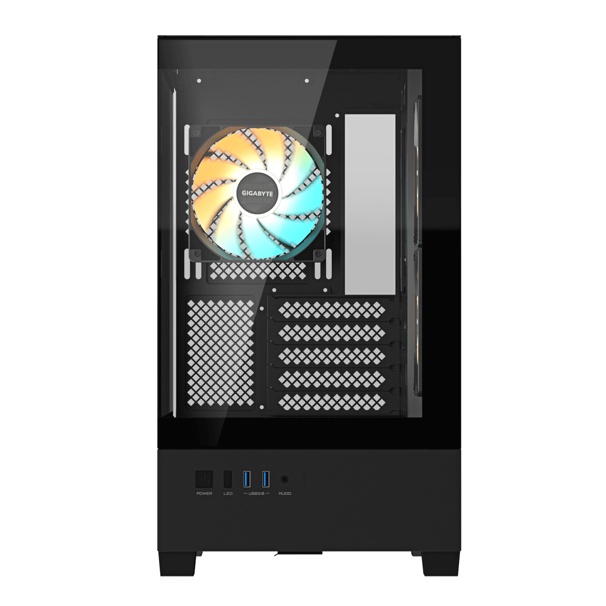 CASE GIGABYTE C201 PANORAMIC MATX MID TOWER 3FANS3