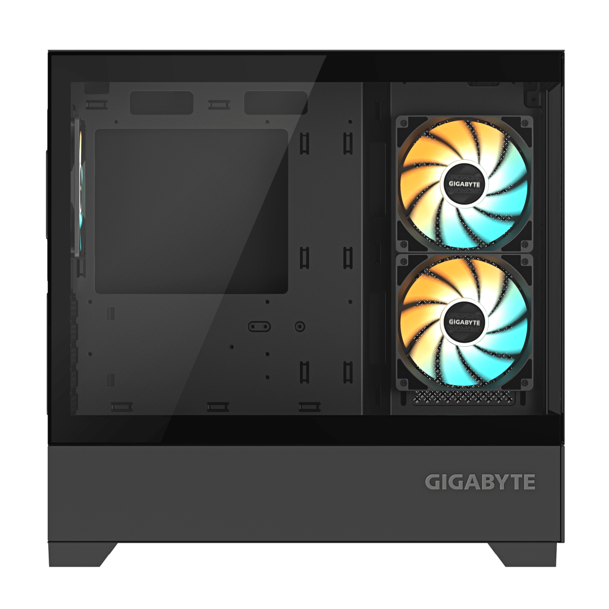CASE GIGABYTE C201 PANORAMIC MATX MID TOWER 3FANS6