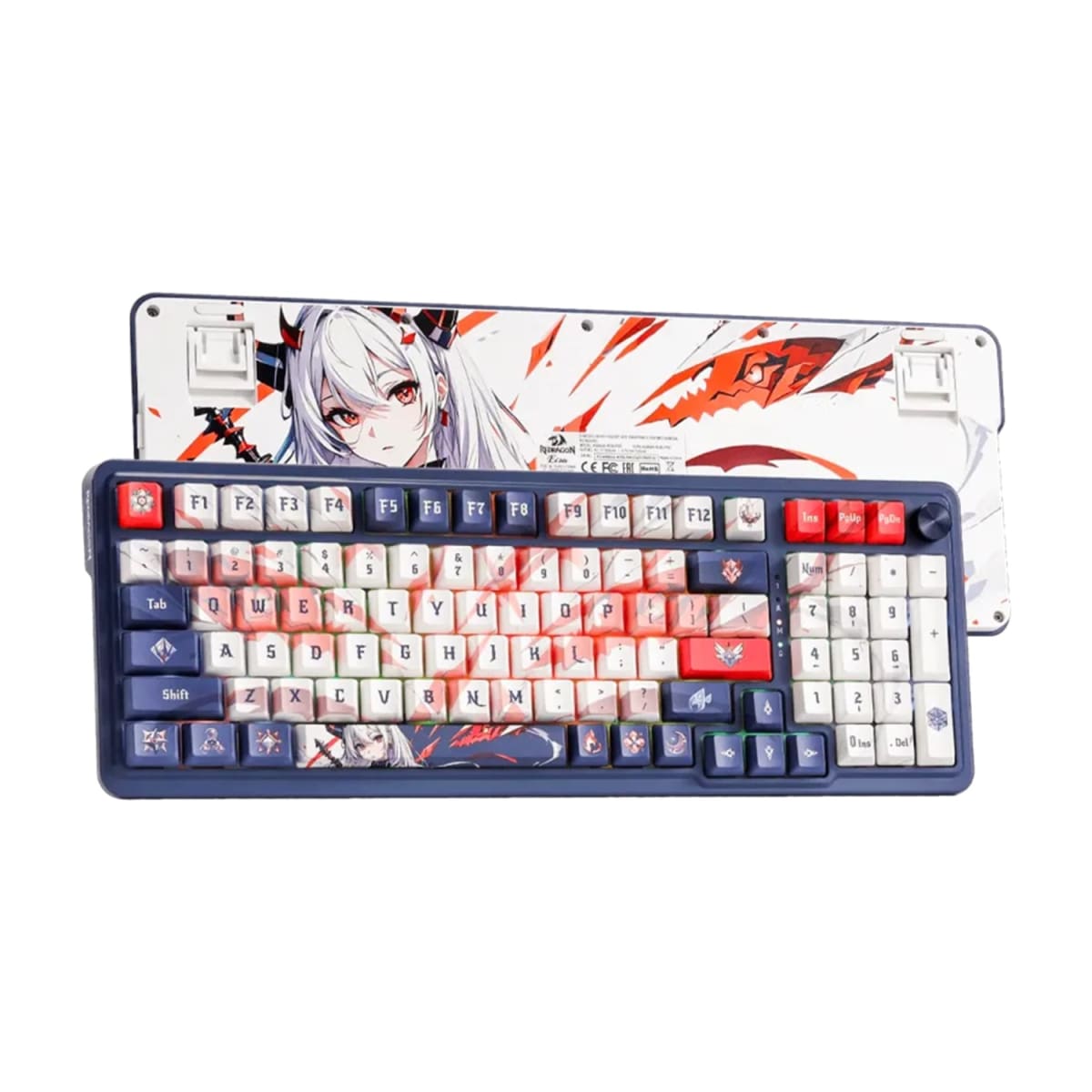 TECLADO MECANICO REDRAGON EISA K686-RGB-PRO INALAMBRICO BT US (SW-HI-FI) ANIME2