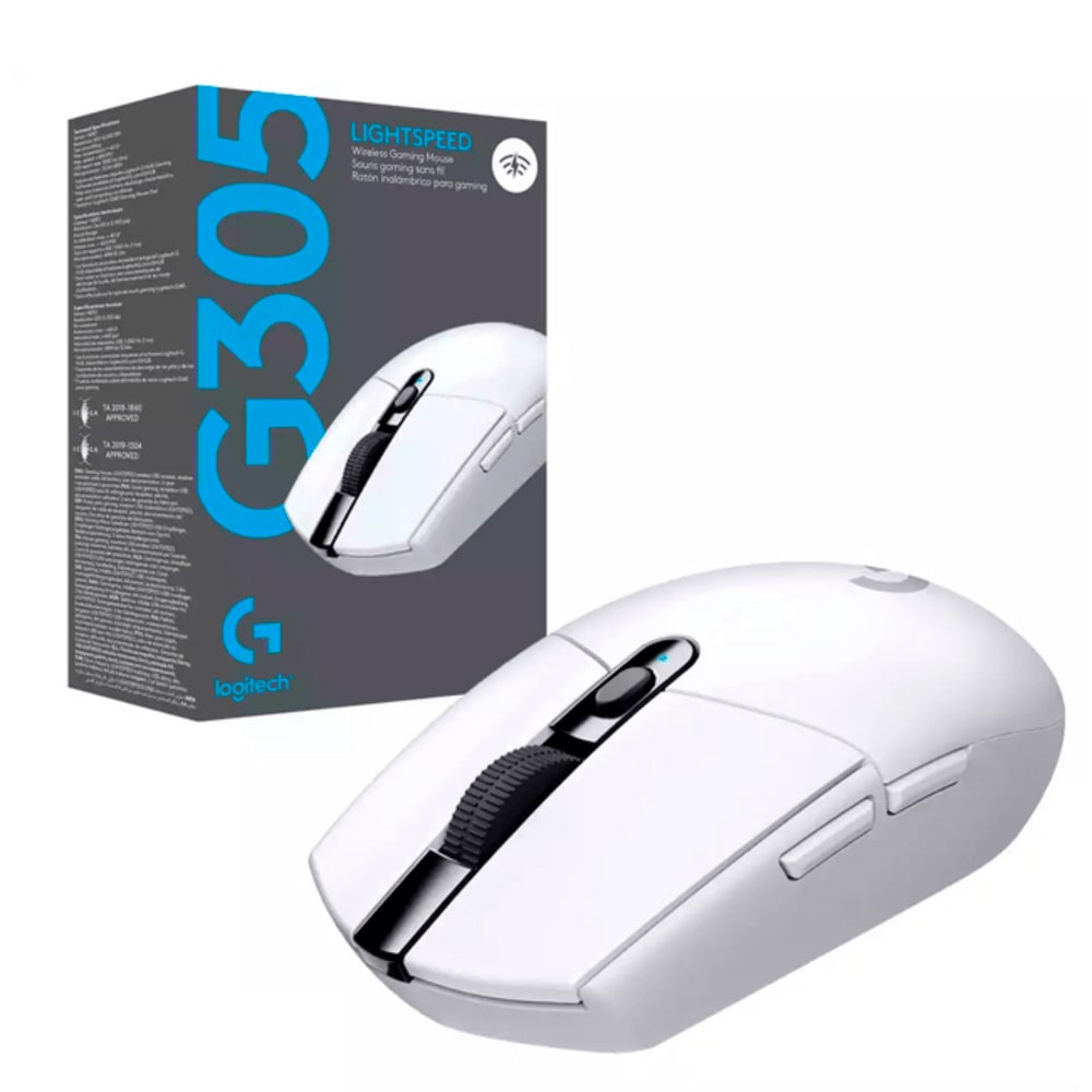 MOUSE LOGITECH G305 LIGHTSPEED INALAMBRICO USB BLANCO 0