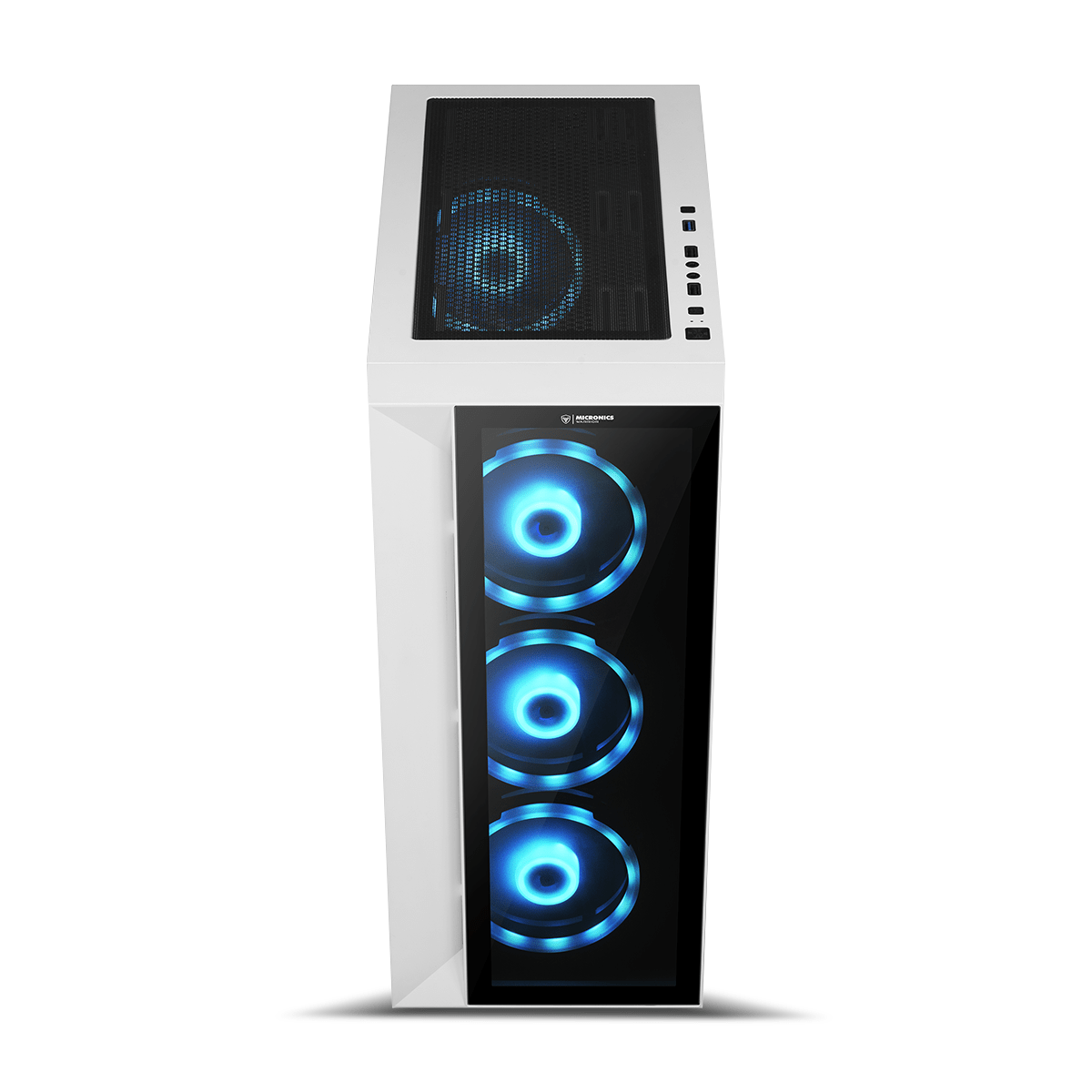 CASE MICRONICS WARRIOR MIC CG803W USB3.0 ATX 4FAN ARGB BLANCO2
