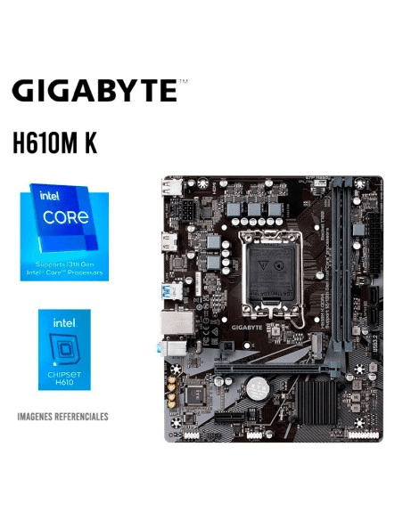 PLACA MADRE GIGABYTE H610M-K MATX LGA1700 DDR4 0
