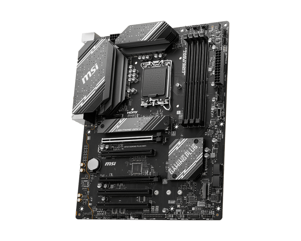 PLACA MADRE MSI B760 GAMING PLUS WIFI ATX LGA1700 DDR53