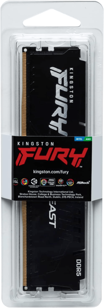 MEMORIA RAM KINGSTON FURY BEAST 16GB 5600MHZ DDR5 0