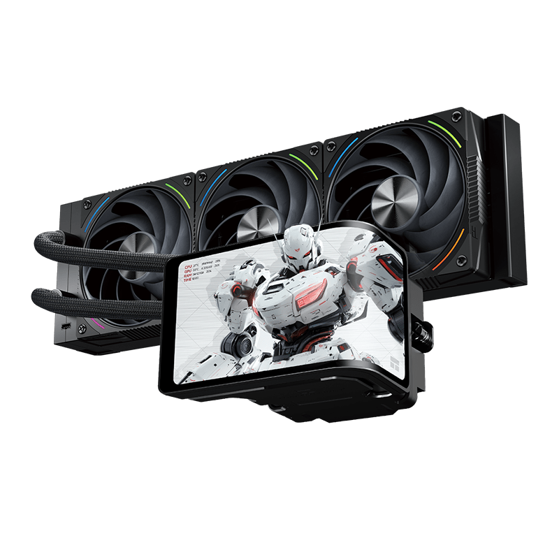 REFRIGERACION LIQUIDA THERMALRIGHT WONDER VISION 360 ARGB BLACK C/ PANTALLA CURVA 0