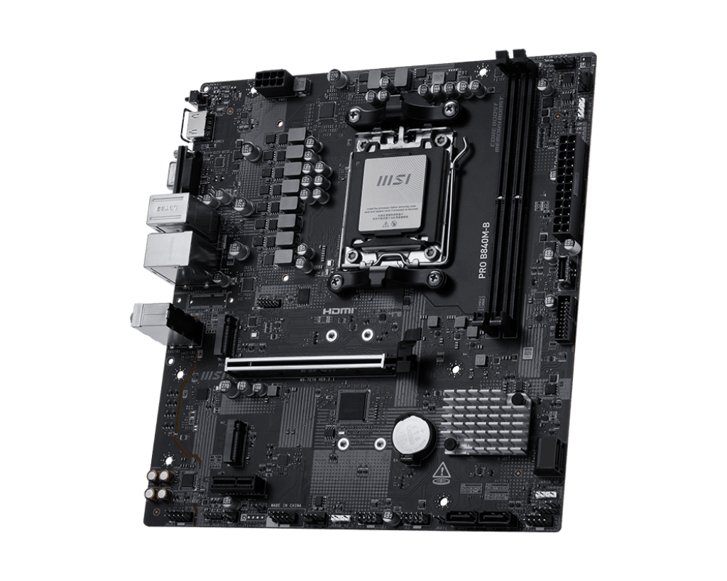 PLACA MADRE MSI PRO B840M-B MATX AM5 DDR53