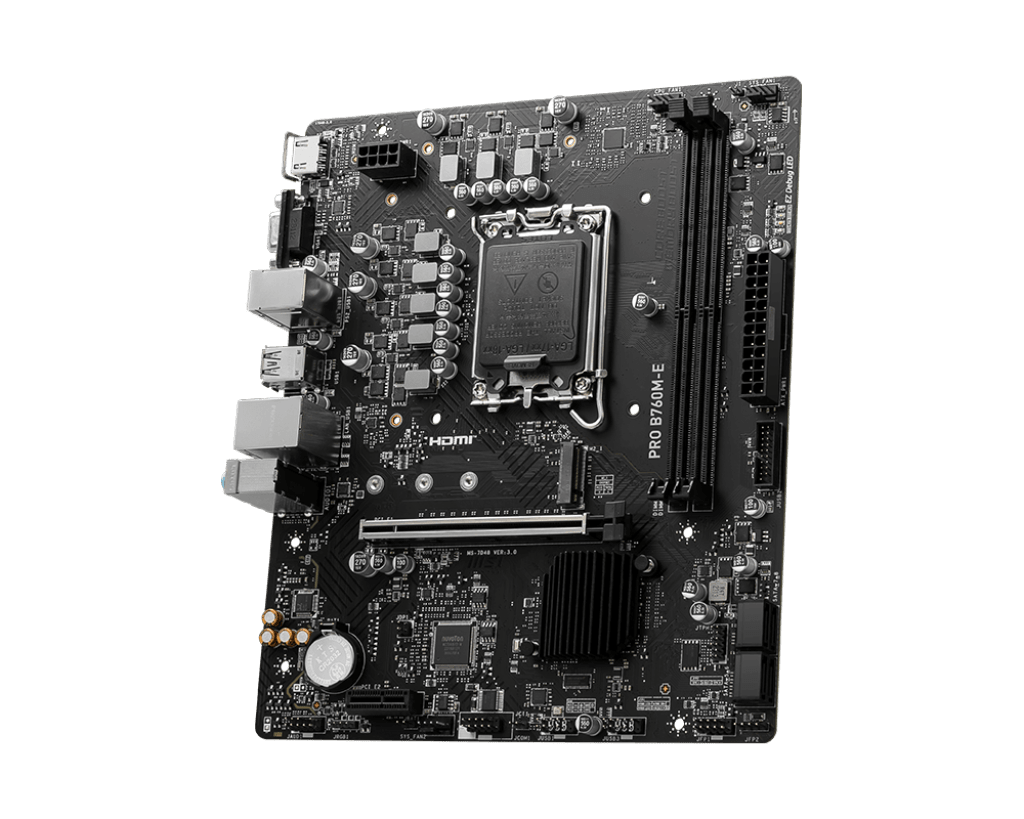 PLACA MADRE MSI PRO B760M-E MATX LGA1700 DDR53