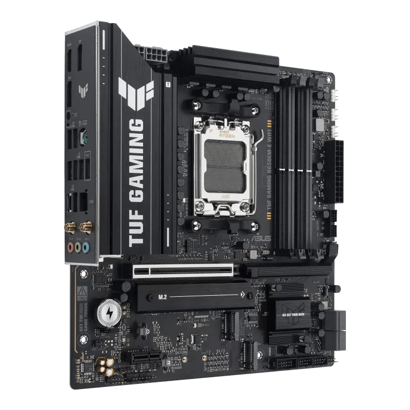 PLACA MADRE ASUS TUF GAMING B650EM-E MATX WIFI AM5 DDR52