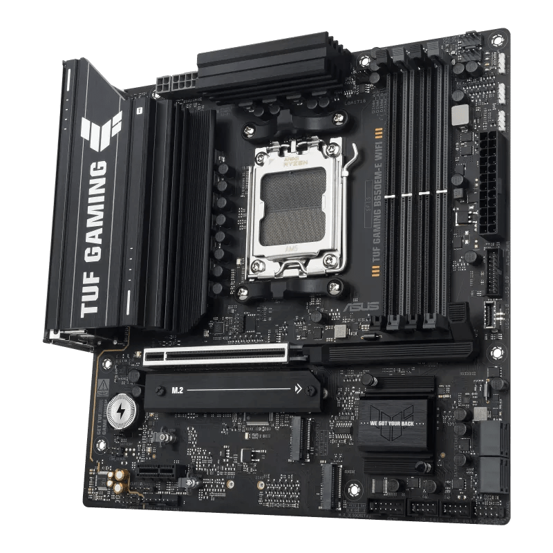 PLACA MADRE ASUS TUF GAMING B650EM-E MATX WIFI AM5 DDR53