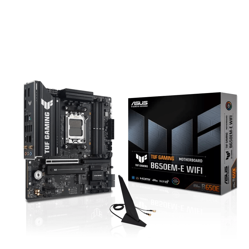 PLACA MADRE ASUS TUF GAMING B650EM-E MATX WIFI AM5 DDR57