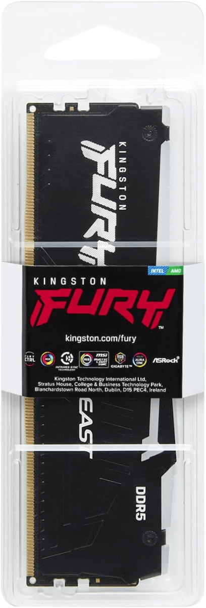 MEMORIA RAM KINGSTON FURY BEAST 16GB RGB 5200MHZ DDR54
