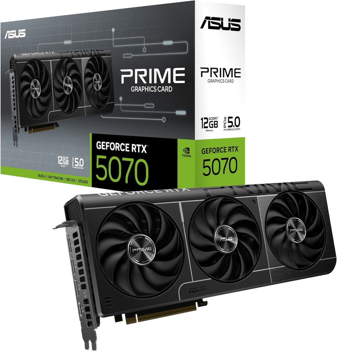 TARJETA DE VIDEO ASUS PRIME RTX 5070 OC EDITION 12GB GDDR7 0