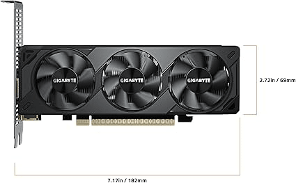 TARJETA DE VIDEO GIGABYTE RTX 5050 8GB LOW PROFILE 3X OC GDDR64