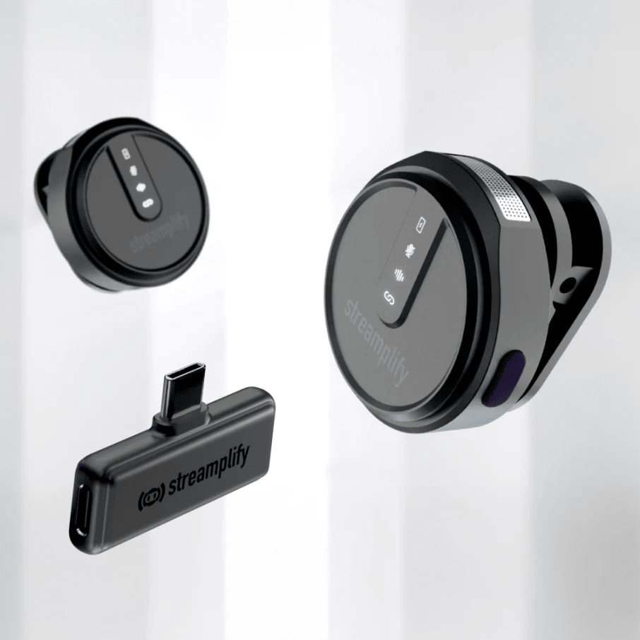 MICROFONO STREAMPLIFY MIC GO-48 INALAMBRICO DINAMICO DONGLE RGB5